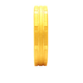 22k Yellow Gold Crisp Clean Wedding Band Ring measuring 9.5 x 6mm  thickness